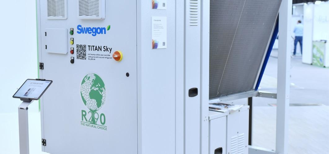 Swegon and Frascold for R290 reversible heat pumps